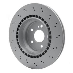 Mercedes-Benz CLS63 AMG Brake Rotor (1) - Rear - R1 Concepts - GEOSPEC Coated Rotor - Drilled - `03-`11